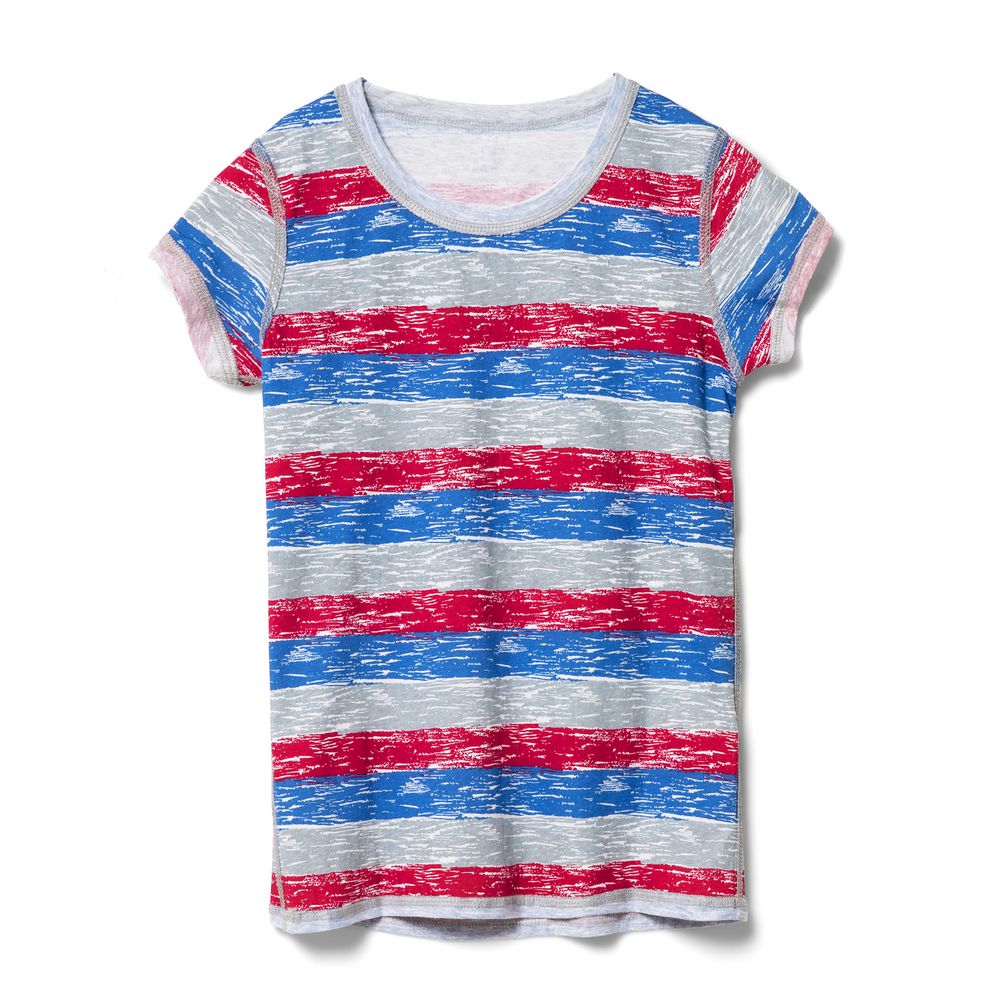 Футболка женская Rayet Lady двусторонняя, красная с синим — изображение 4