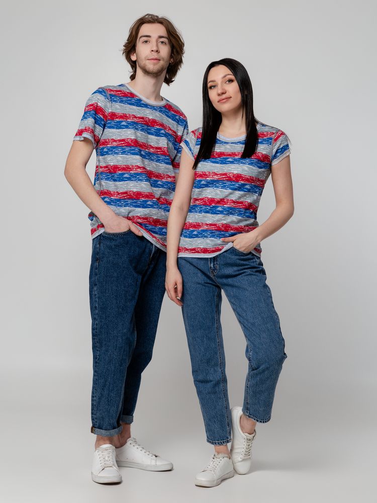 Футболка женская Rayet Lady двусторонняя, красная с синим — изображение 12