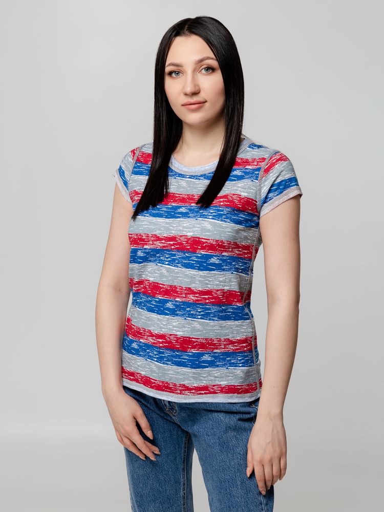 Футболка женская Rayet Lady двусторонняя, красная с синим — изображение 10
