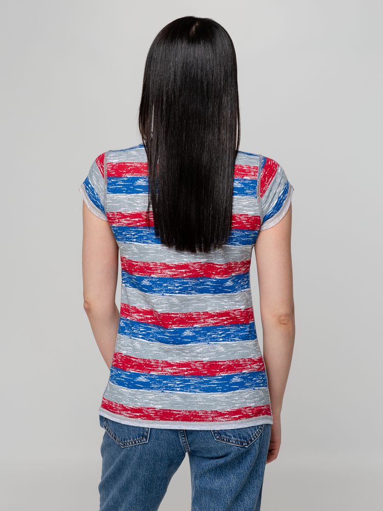 Футболка женская Rayet Lady двусторонняя, красная с синим — изображение 11