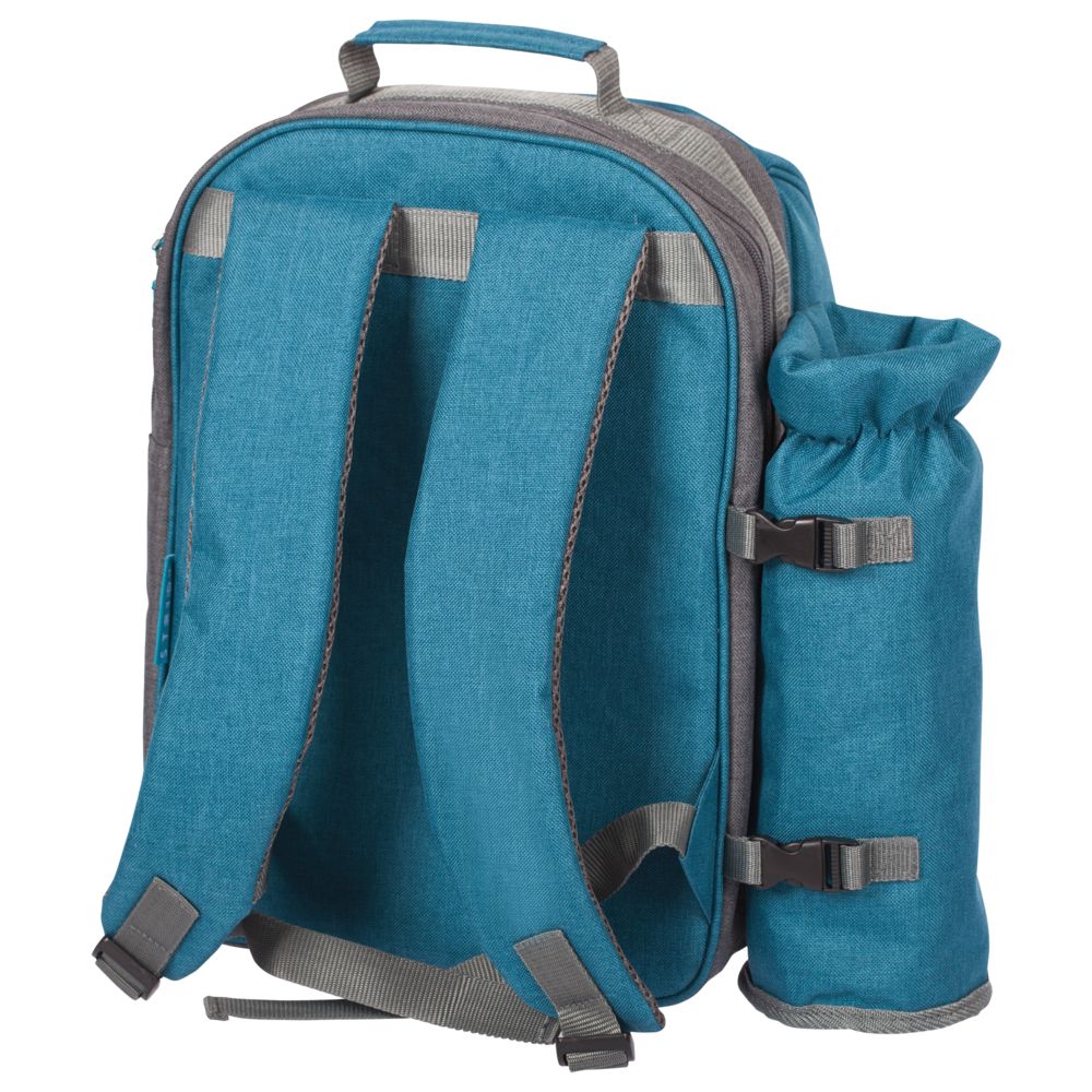 Набор для пикника Fridag на 2 персоны, серый с голубым — изображение 4