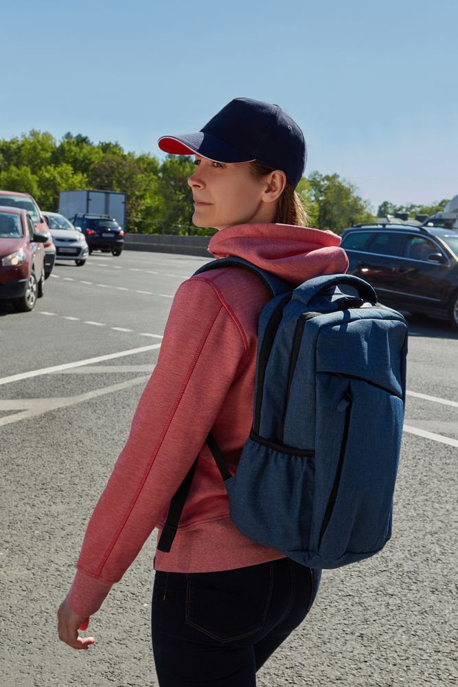 Рюкзак для ноутбука The First, синий — изображение 10