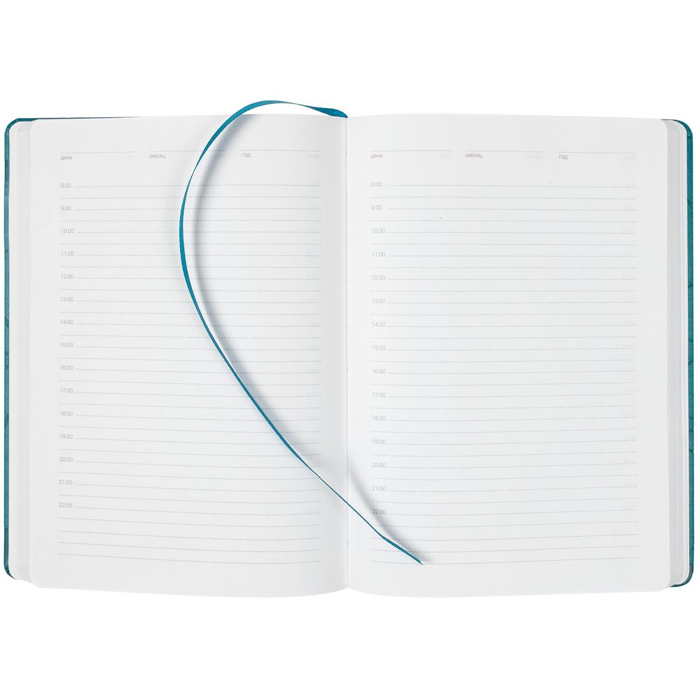 Ежедневник Gems, недатированный, бирюзовый — изображение 7