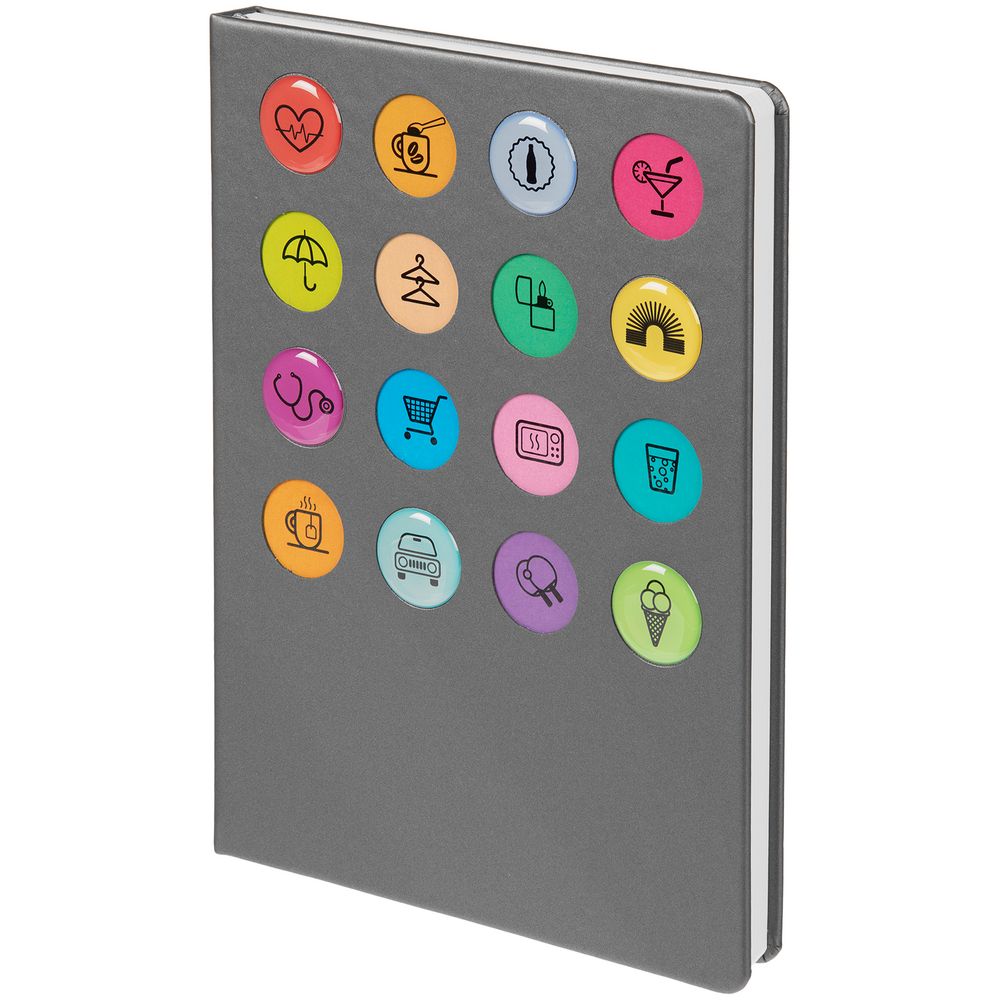 Ежедневник «История изобретений», недатированный, серый — изображение 3