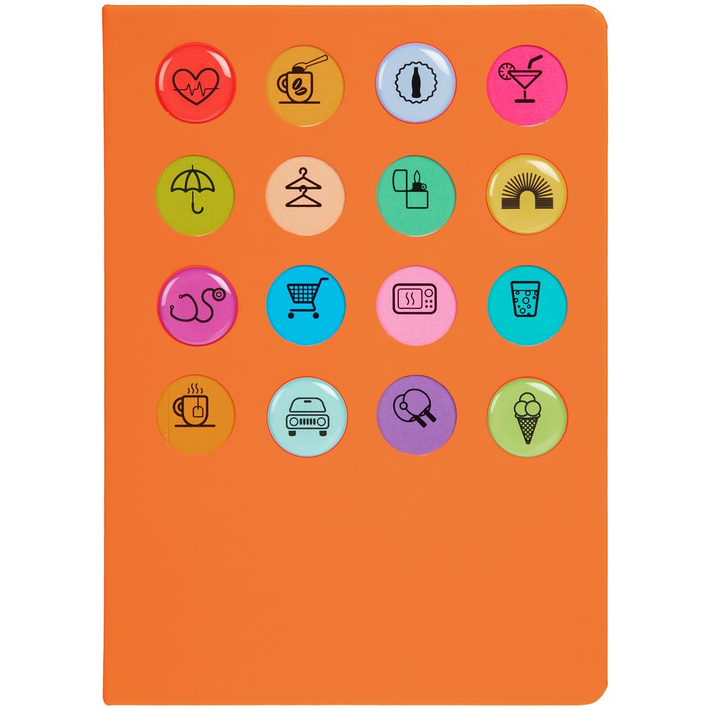 Ежедневник «История изобретений», недатированный, оранжевый — изображение 4