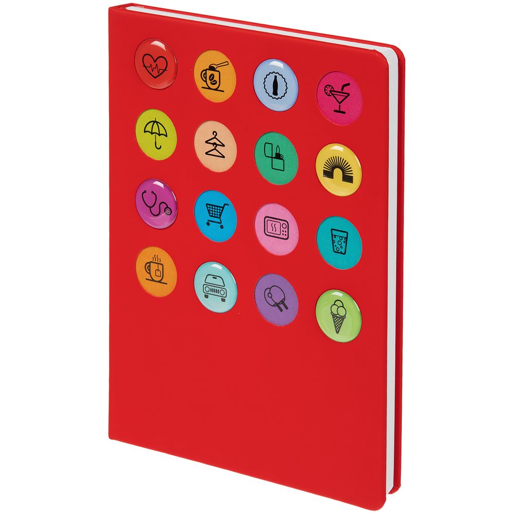 Ежедневник «История изобретений», недатированный, красный — изображение 3