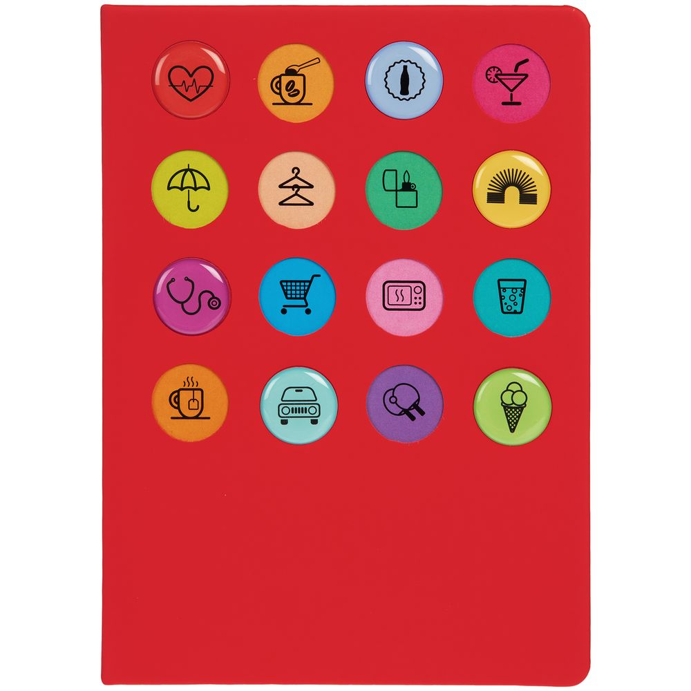 Ежедневник «История изобретений», недатированный, красный — изображение 4