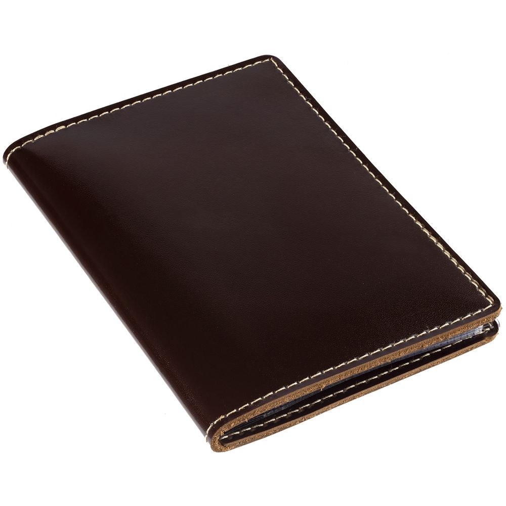 Обложка для автодокументов «Комфорт», темно-коричневая — изображение 3