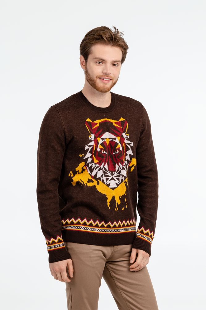 Джемпер Totem Tiger, коричневый — изображение 6