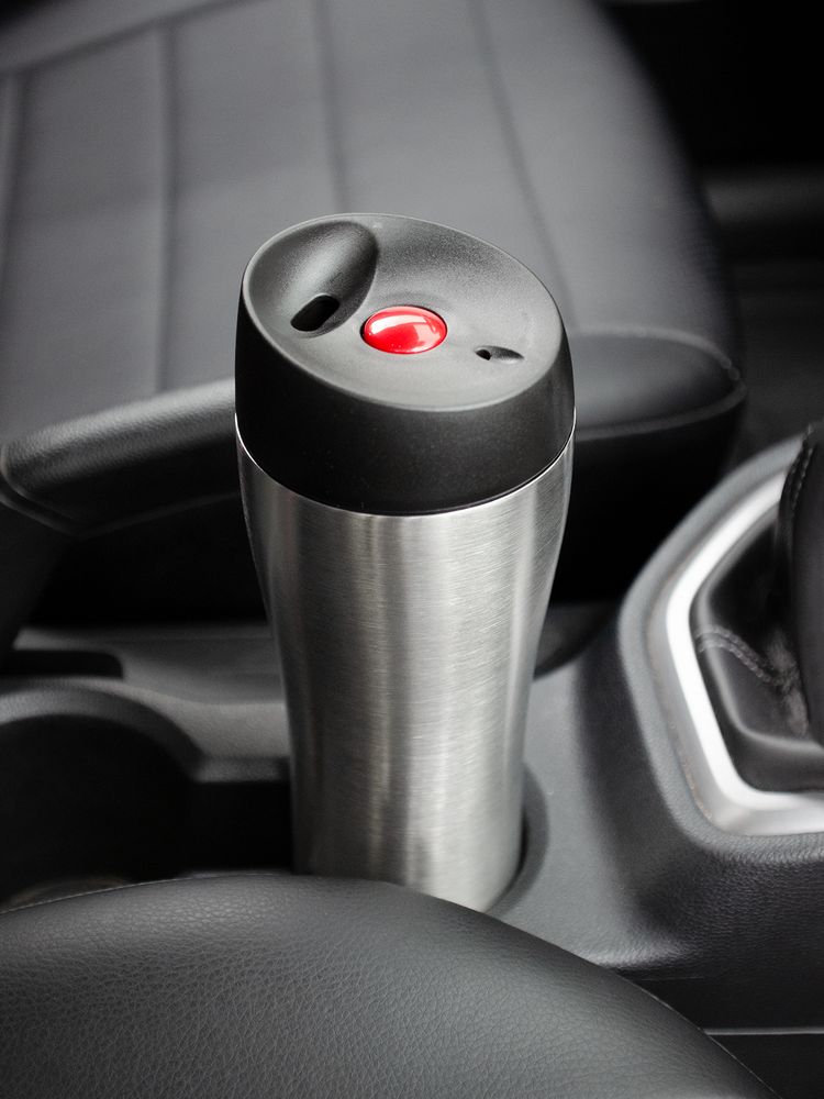 Термостакан Solingen, вакуумный, герметичный, серебристый — изображение 4