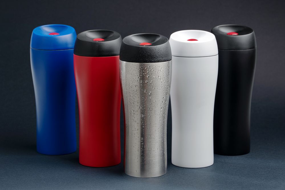 Термостакан Solingen, вакуумный, герметичный, белый — изображение 7