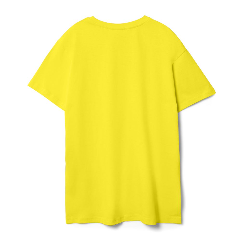 Футболка унисекс T-bolka 140, желтая — изображение 3