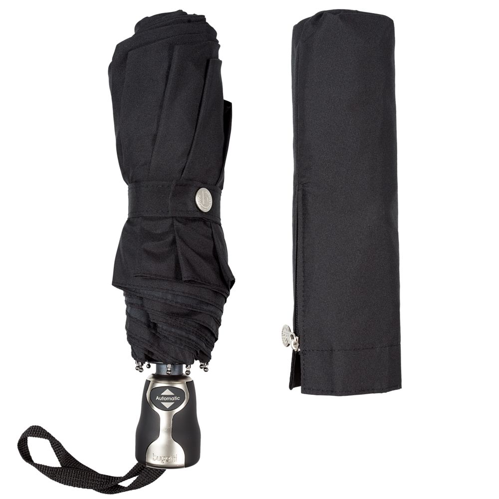 Складной зонт Gran Turismo, черный — изображение 5