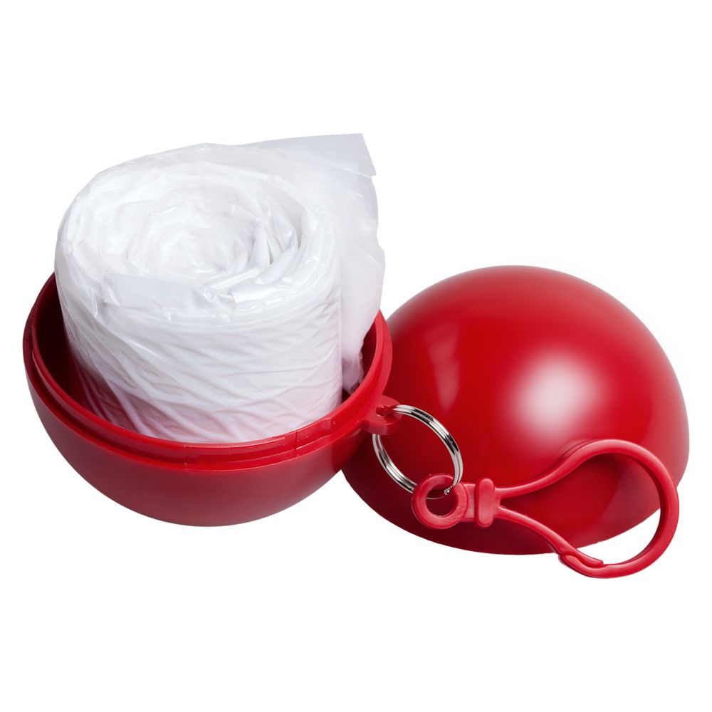 Дождевик в круглом футляре Nimbus, красный — изображение 3