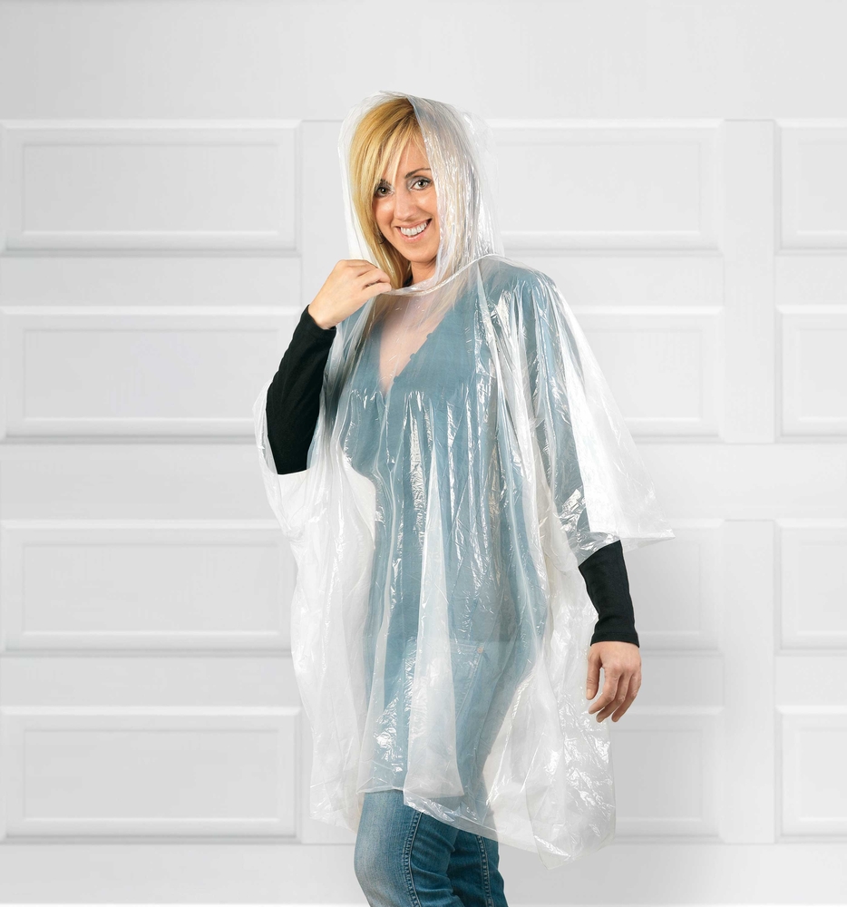 Дождевик в круглом футляре Nimbus, желтый — изображение 4