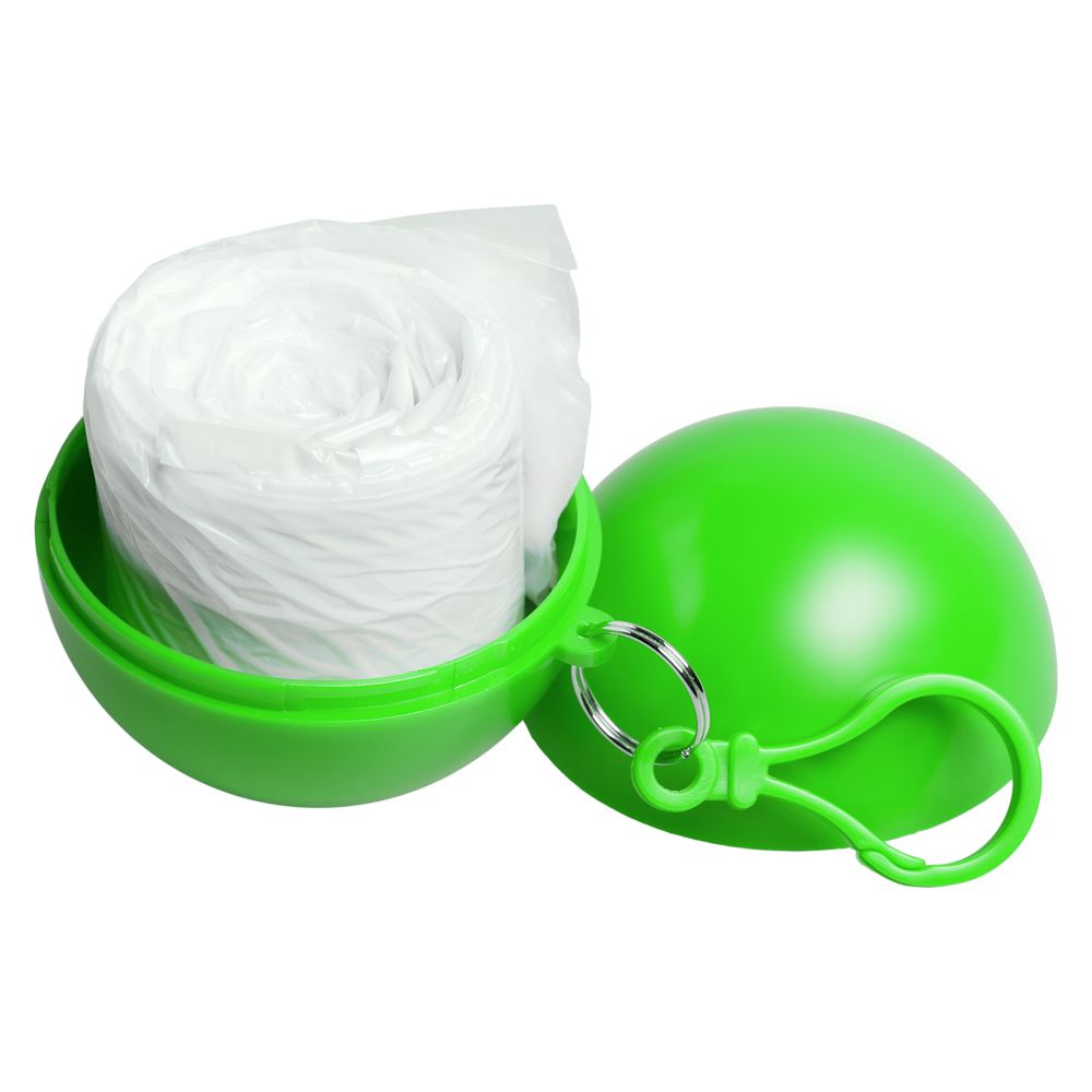 Дождевик в круглом футляре Nimbus, зеленое яблоко — изображение 3