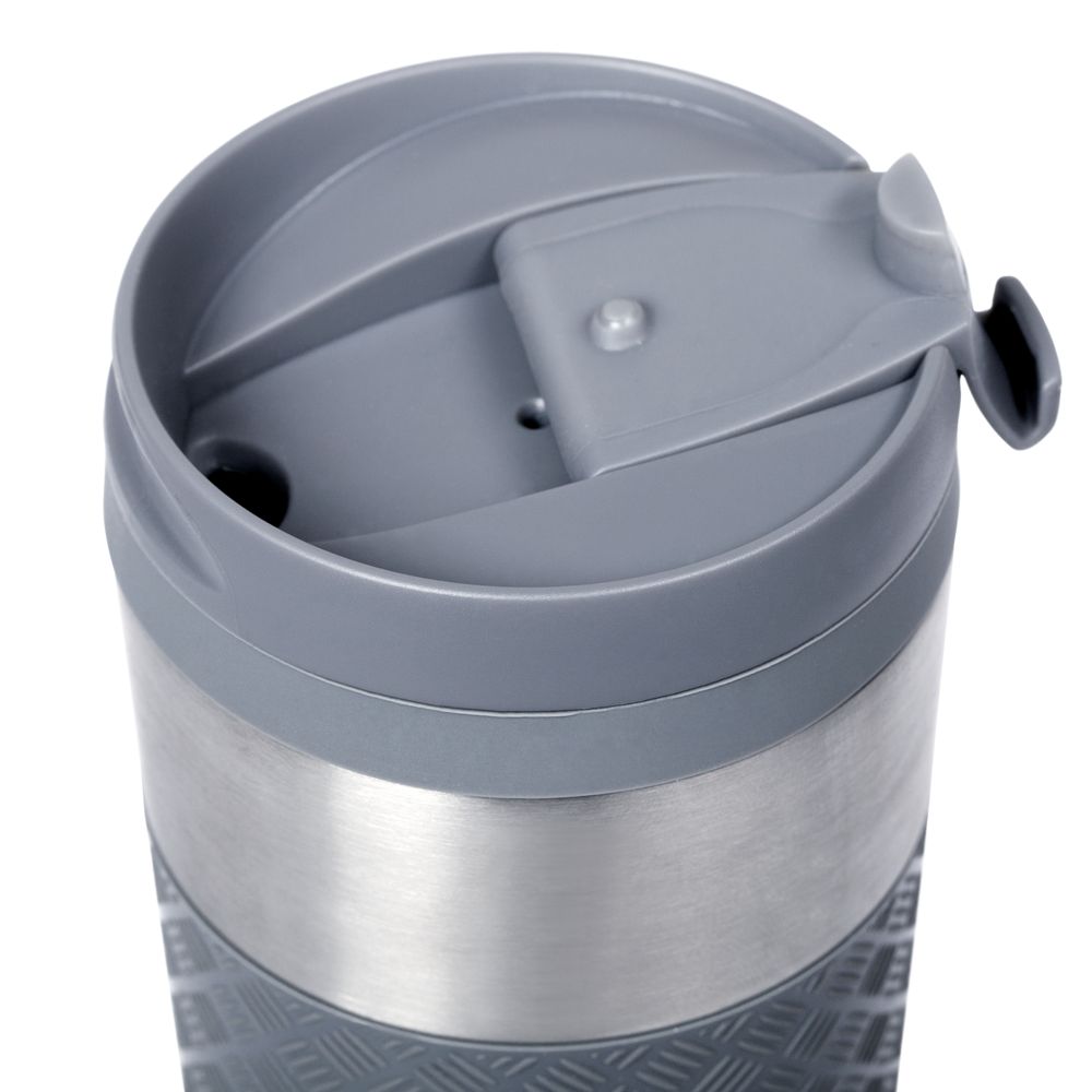 Термостакан Hard Work, вакуумный, серебристый — изображение 3