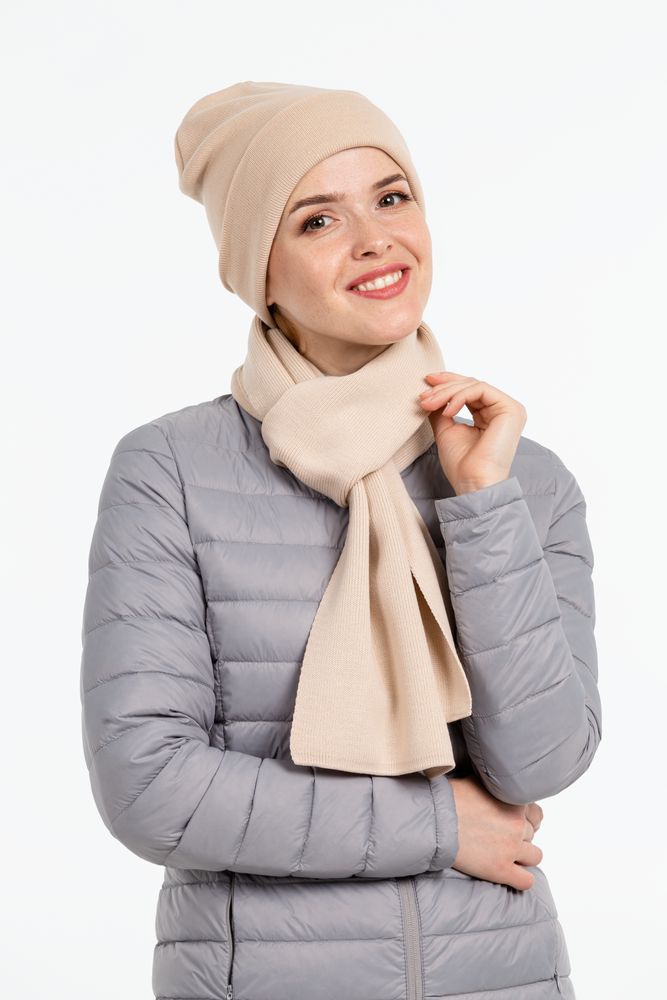 Шарф Real Talk, бежевый — изображение 7