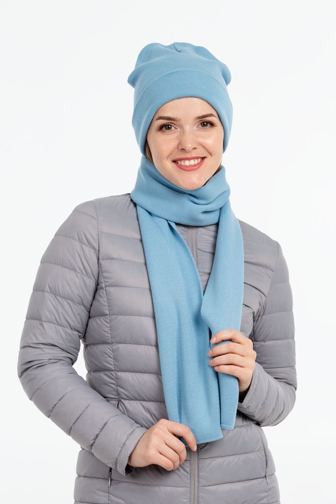 Шарф Real Talk, голубой — изображение 7