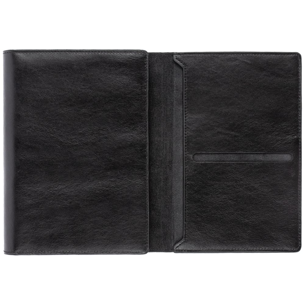 Ежедневник-портфолио Napoli, недатированный, черный — изображение 6