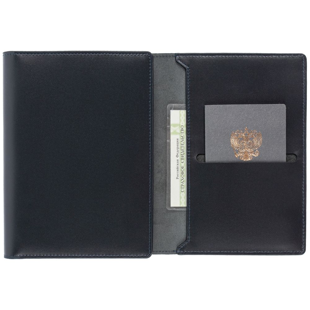 Ежедневник-портфолио Napoli, недатированный, синий — изображение 6