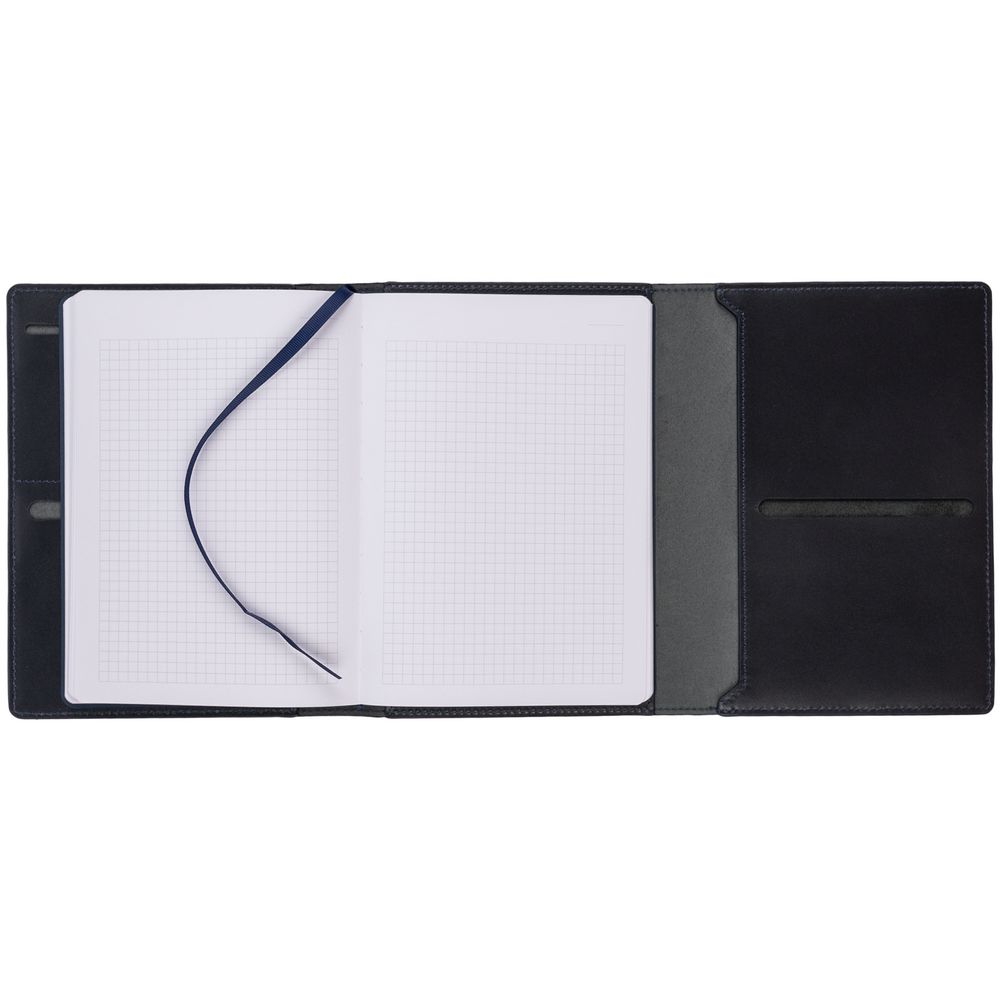 Ежедневник-портфолио Napoli, недатированный, синий — изображение 8