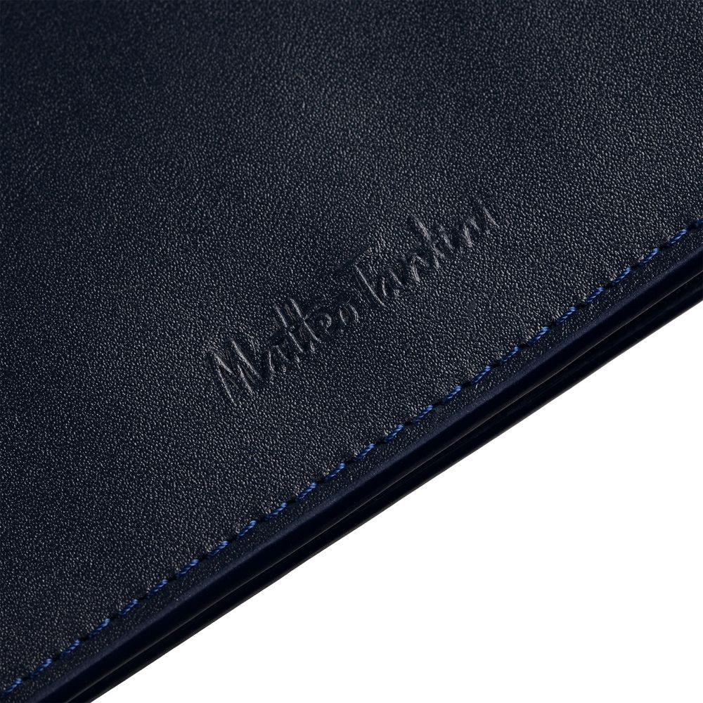 Обложка для паспорта Remini, темно-синяя — изображение 6