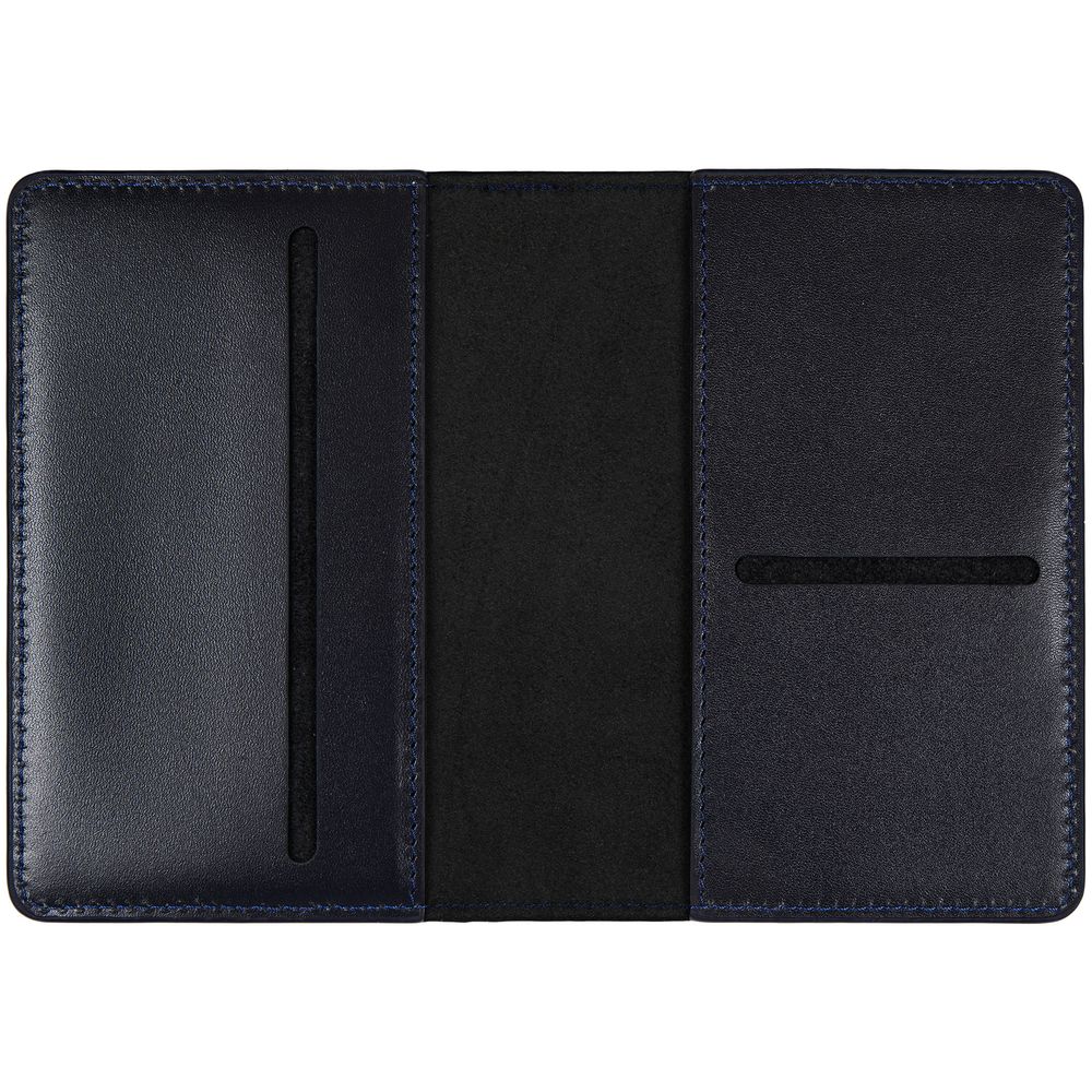 Обложка для паспорта Remini, темно-синяя — изображение 4