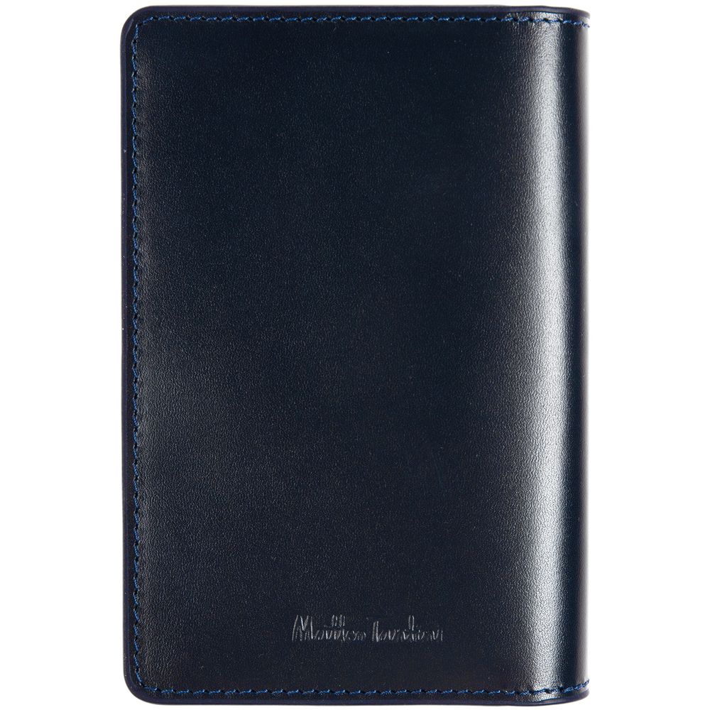 Обложка для паспорта Remini, темно-синяя — изображение 3