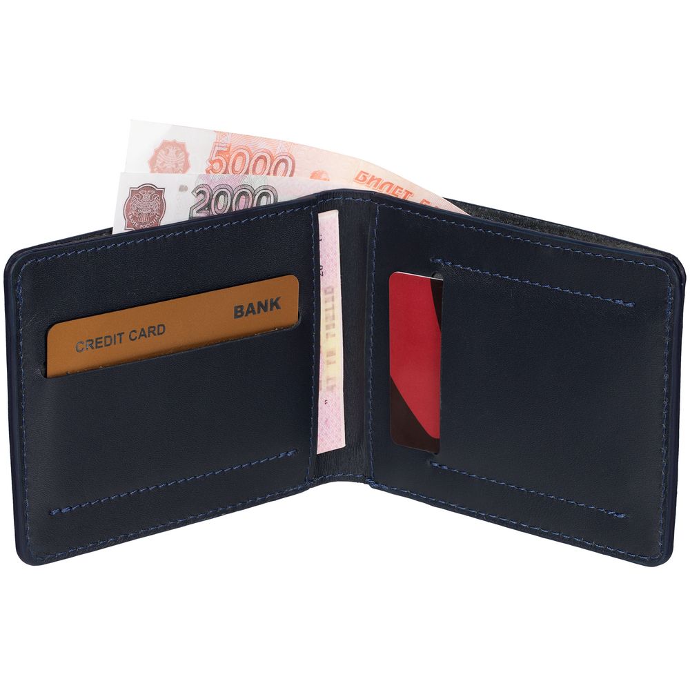 Портмоне Remini, темно-синее — изображение 6