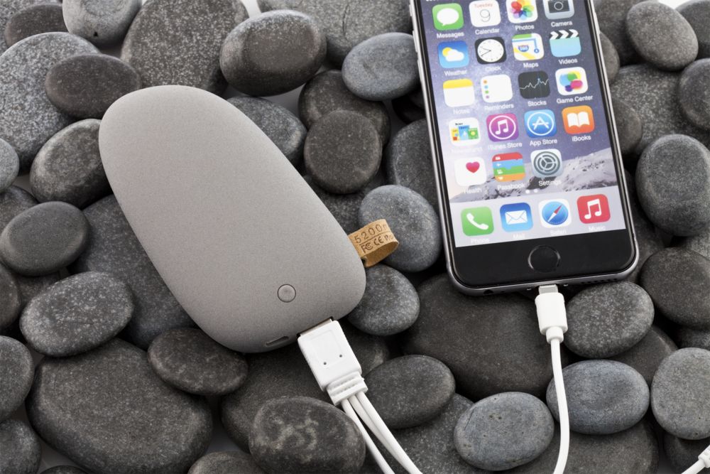 Внешний аккумулятор Pebble 5200 мАч, серый — изображение 5