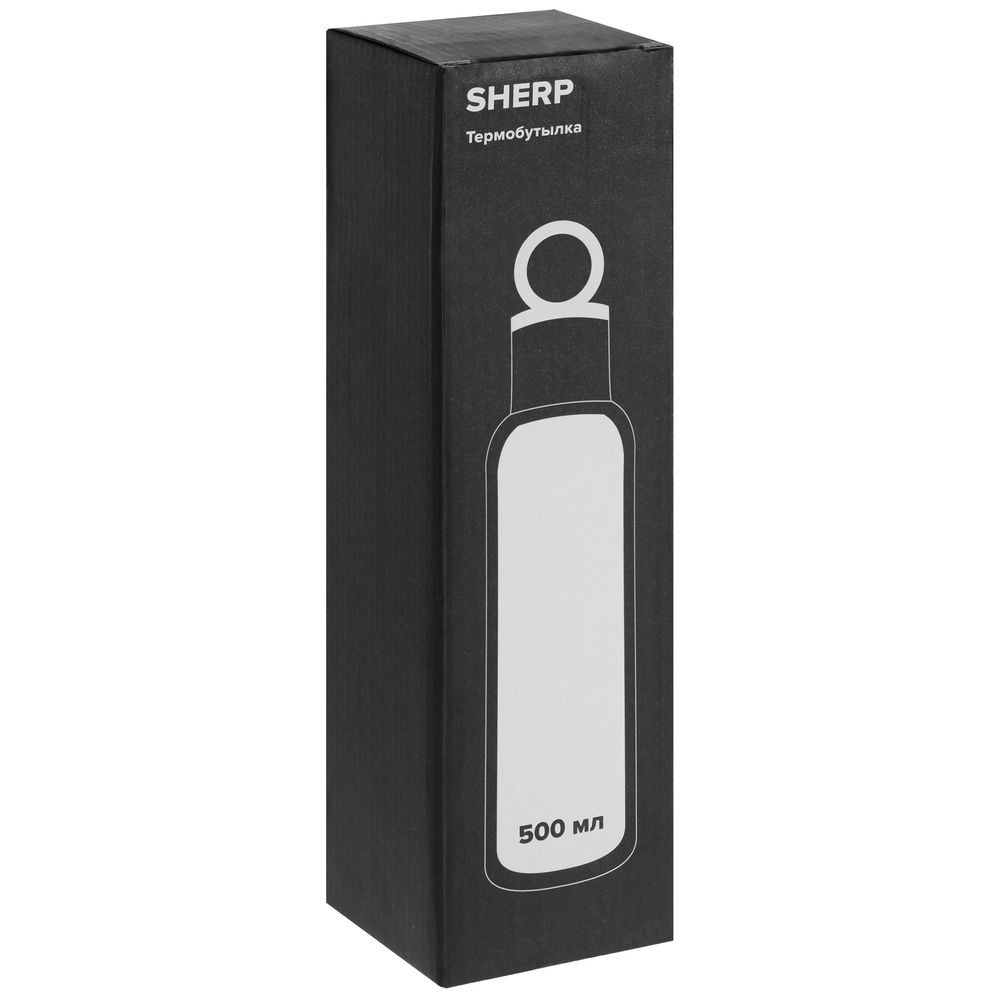 Термобутылка Sherp, черная — изображение 5