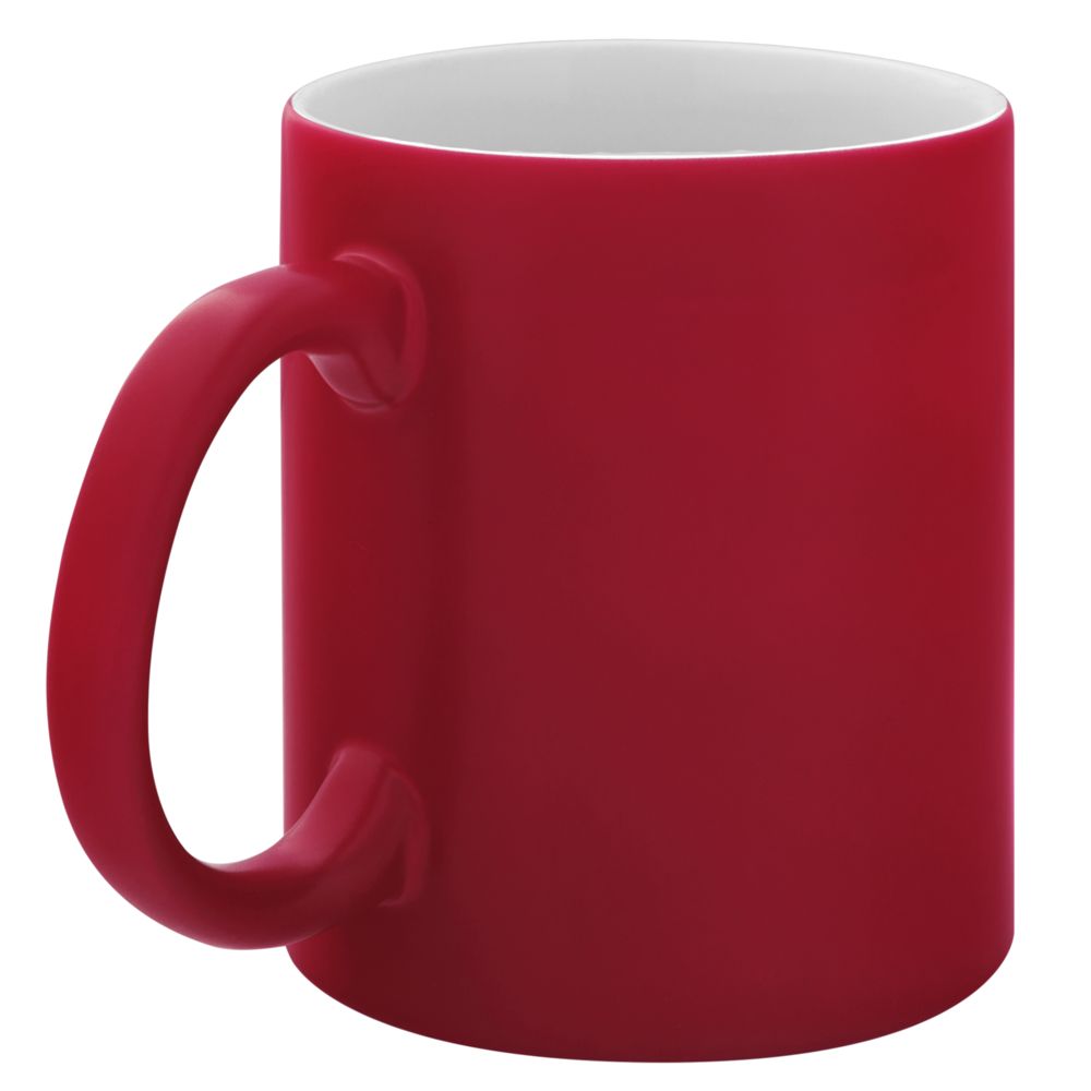 Кружка «Хамелеон» ver.2, матовая, красная — изображение 3