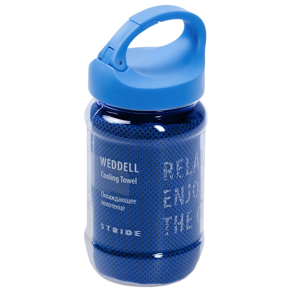 Охлаждающее полотенце Weddell, синее — изображение 3