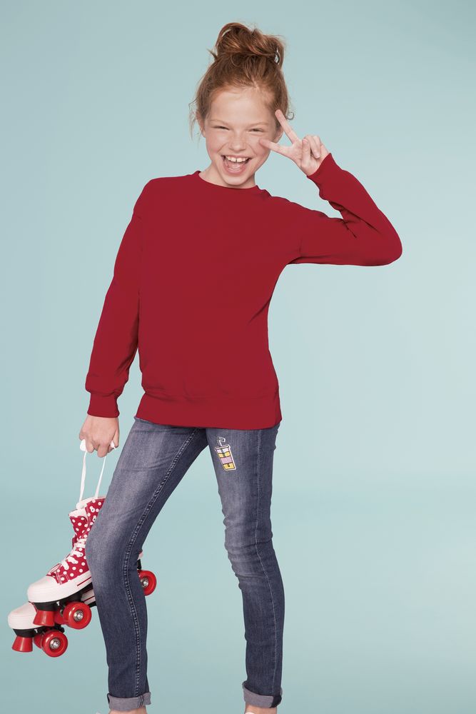 Толстовка детская New Supreme Kids 280, оранжевая — изображение 5