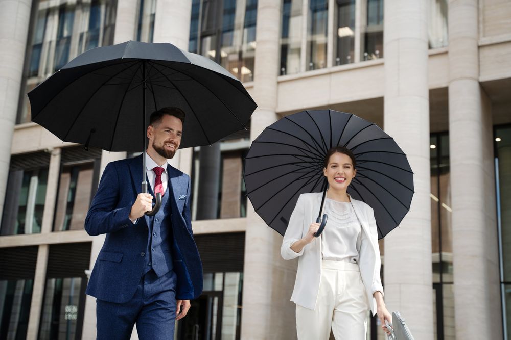 Зонт-трость Lui, черный — изображение 8