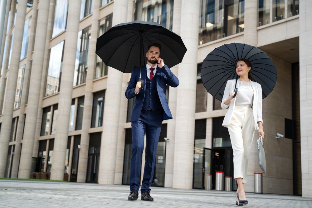 Зонт-трость Lui, черный — изображение 7