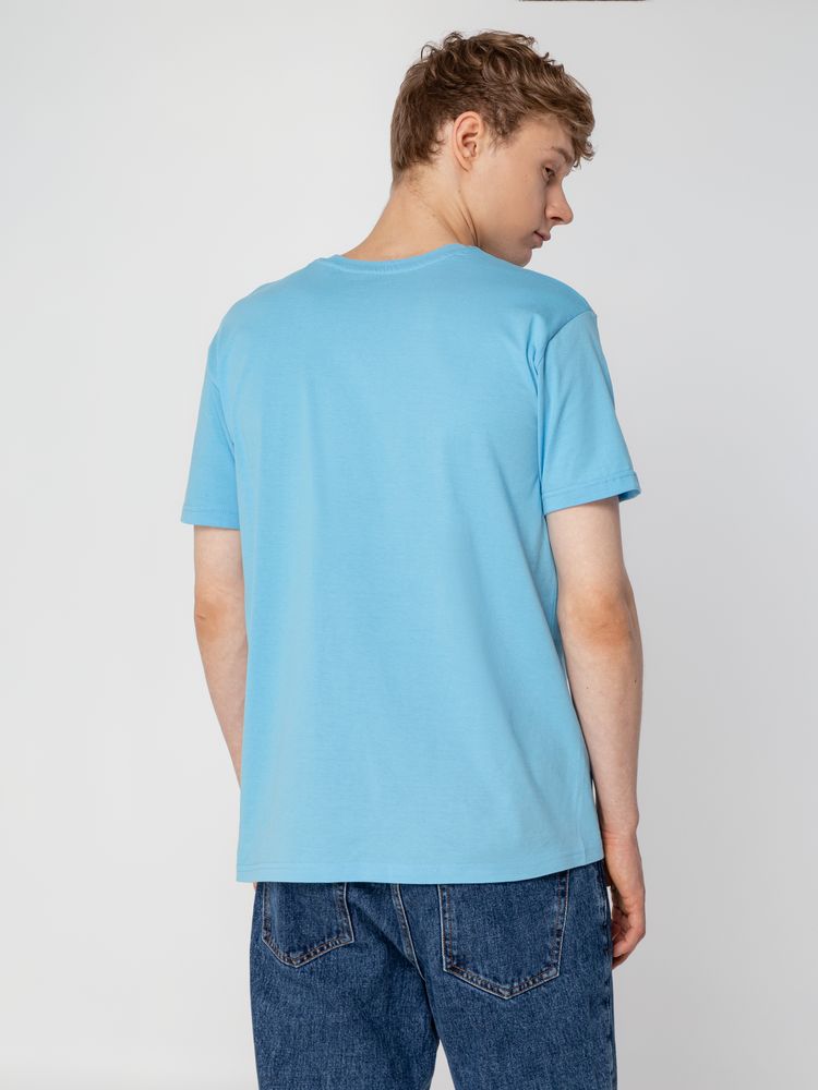 Футболка унисекс T-Bolka 160, голубая — изображение 8