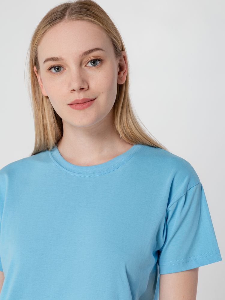 Футболка унисекс T-Bolka 160, голубая — изображение 12