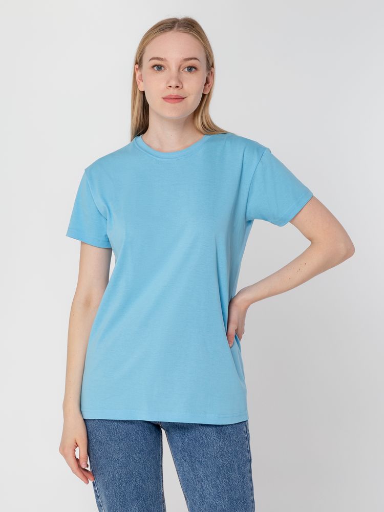 Футболка унисекс T-Bolka 160, голубая — изображение 10
