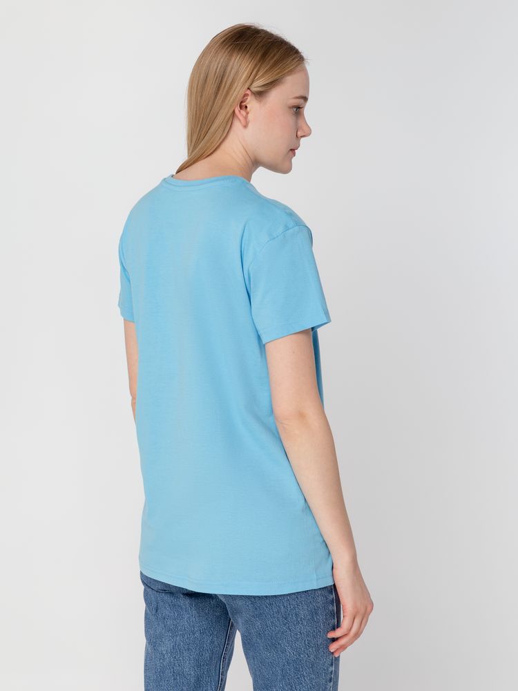 Футболка унисекс T-Bolka 160, голубая — изображение 11