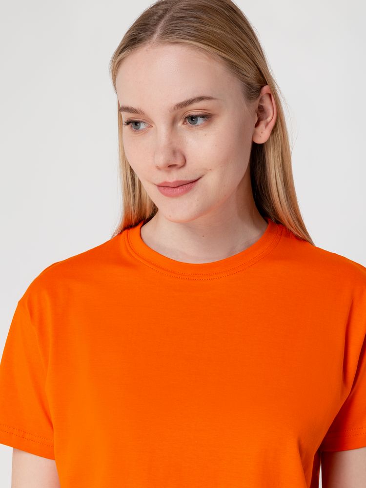 Футболка унисекс T-Bolka 160, оранжевая — изображение 11