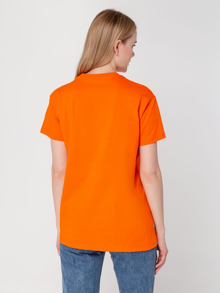 Футболка унисекс T-Bolka 160, оранжевая — изображение 10