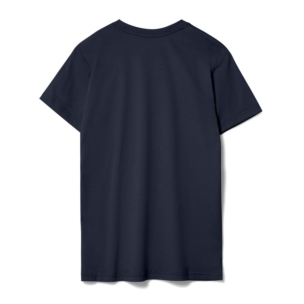 Футболка унисекс T-Bolka 160, темно-синяя, ver.2 — изображение 3