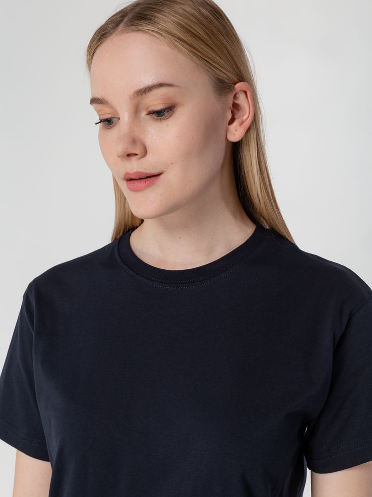 Футболка унисекс T-Bolka 160, темно-синяя — изображение 11