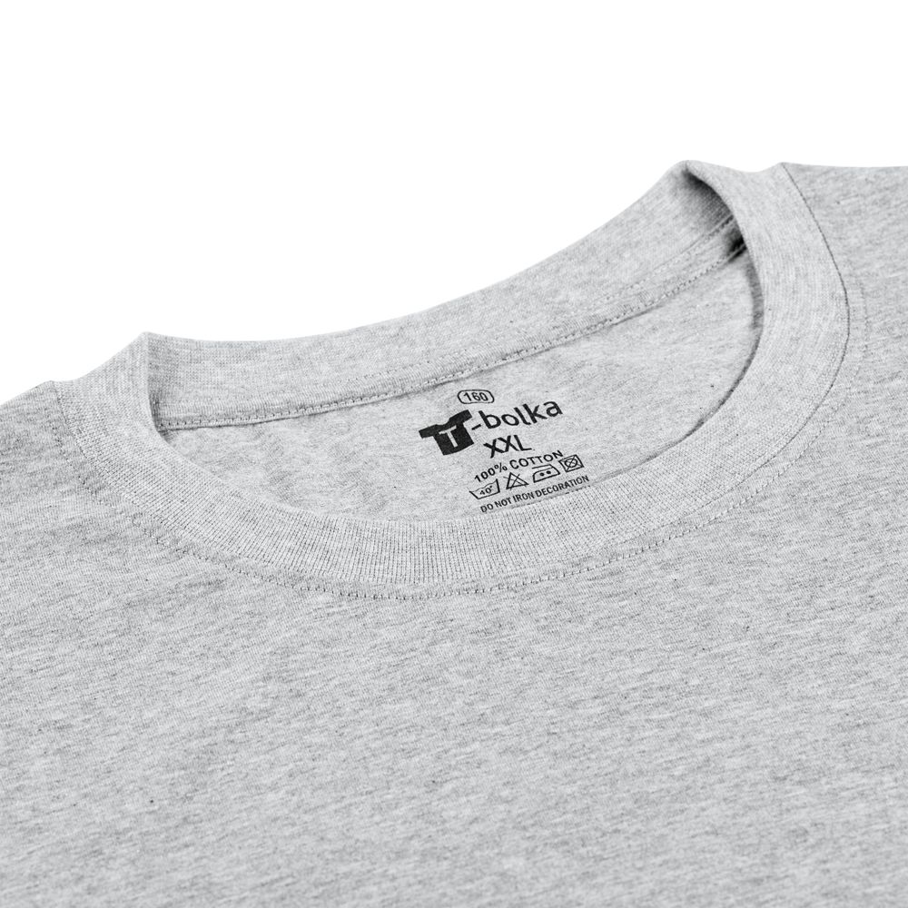 Футболка унисекс T-Bolka 160, темно-синяя, ver.2 — изображение 4