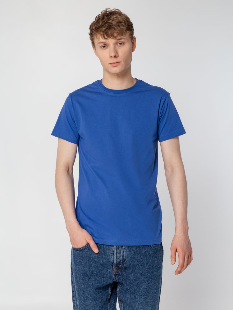 Футболка унисекс T-Bolka 160, ярко-синяя — изображение 6