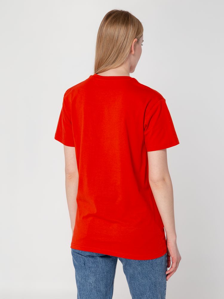 Футболка унисекс T-Bolka 160, красная — изображение 10