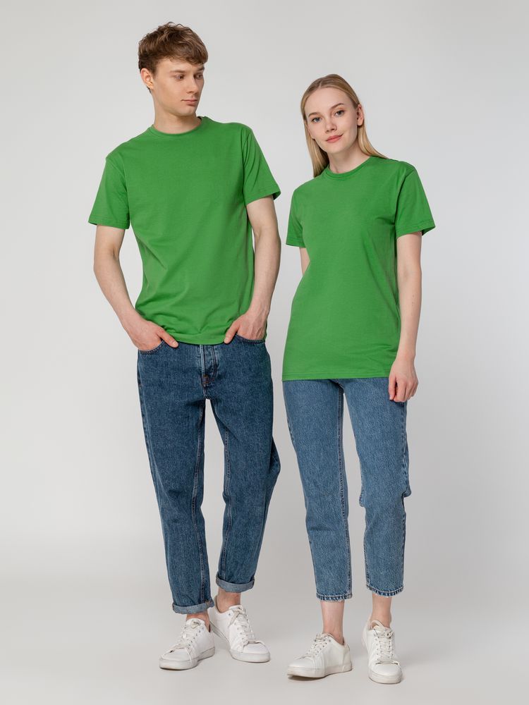 Футболка унисекс T-Bolka 160, ярко-зеленая — изображение 12