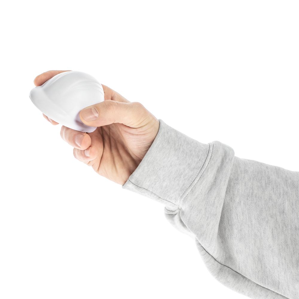 Антистресс «Каска», белый — изображение 3